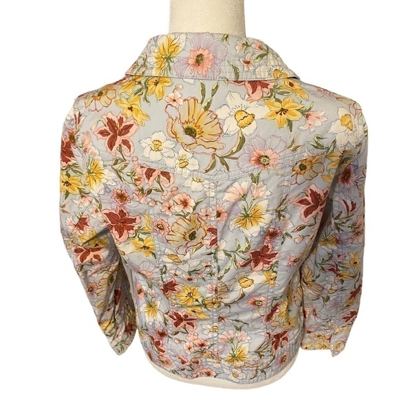 Coldwater Creek Floral Spring jacket size PS - Picture 2 of 6